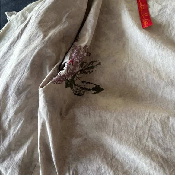 Ewa I Walla Ruffled Beige Linen Jacket - Picture 4 of 6